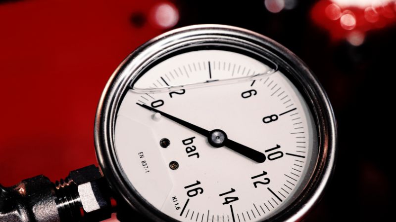 Luchtdrukmeter met schroefdraad