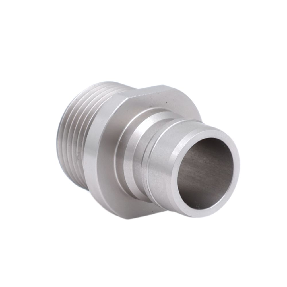 Roestvrijstalen, Nito-compatibele AG-waterkoppelingsnippel voor vaste installaties. Bestand tegen temperaturen tot +90 °C en een werkdruk van 25 bar. Bestel nu online!