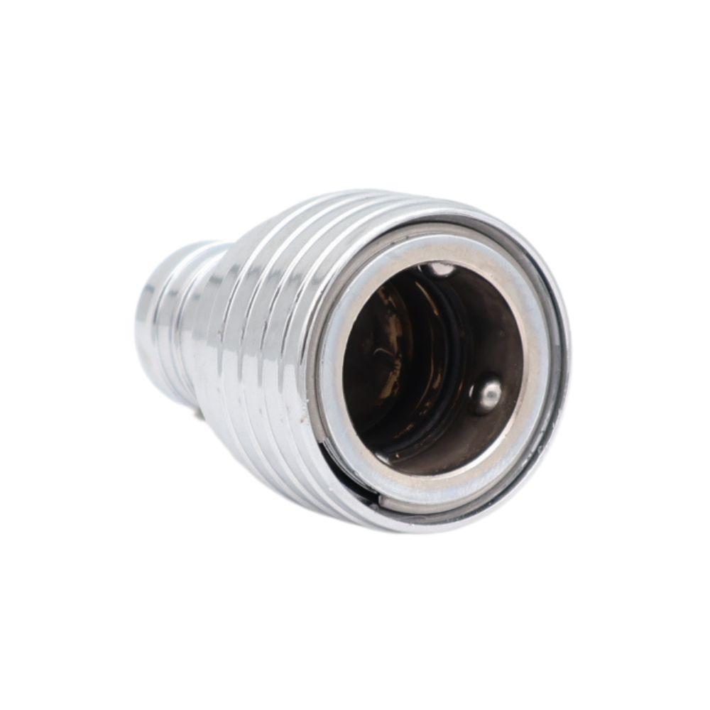 Roestvrijstalen waterkoppeling met slangtule, compatibel met Nito. Bestand tegen temperaturen tot +80 °C en een werkdruk van 25 bar. Bestel hier online!