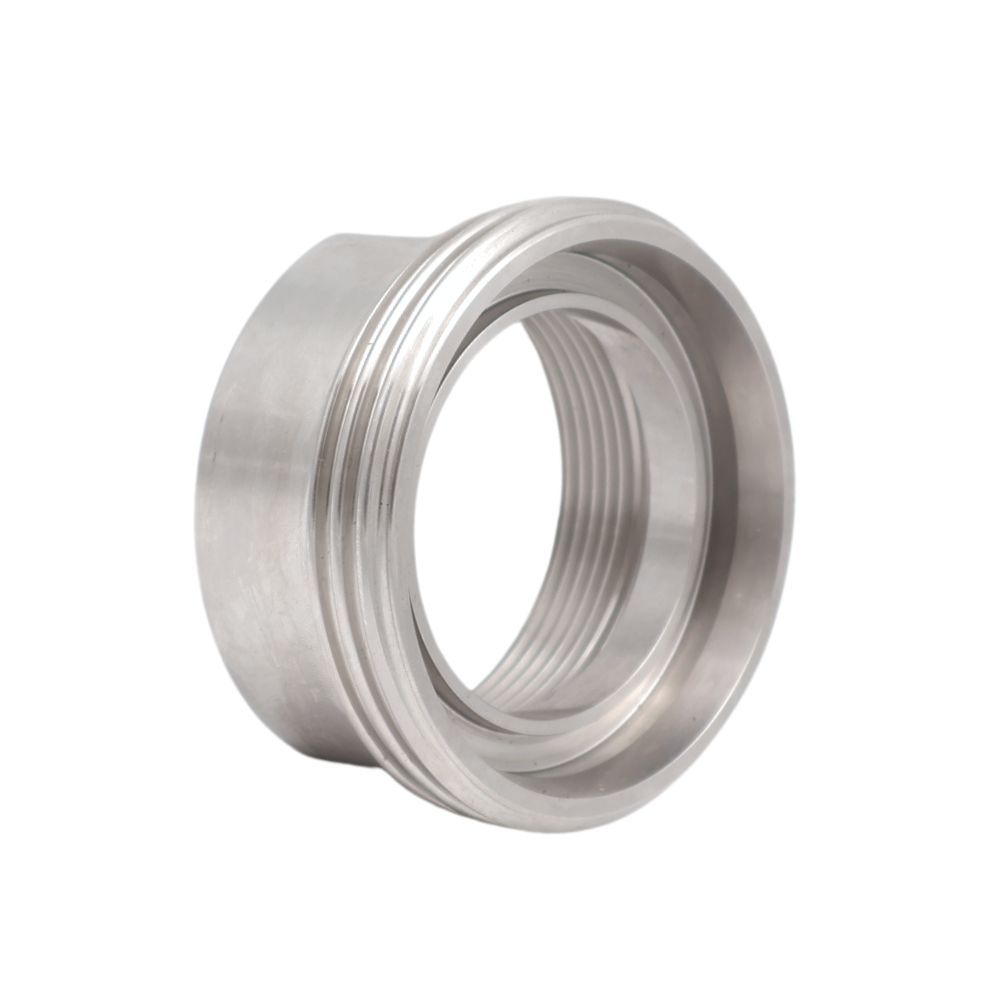 RVS DIN-nippel met BSP-mof (AISI 316) voor hygiënische buisverbindingen in de voedingsmiddelenindustrie. Hoge kwaliteit. Bestel hier via de webshop!