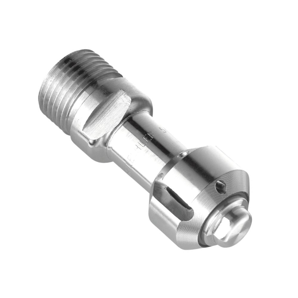 Roterende reinigingskop van AISI 316L, ontworpen voor het reinigen van kleine tanks met een diameter tot 1 m. Bestand tegen temperaturen tot +90°C. Bestel hier!
