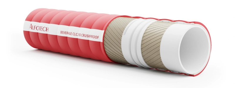 3D-weergave van de Beverage CLC/10 Crushproof-slang