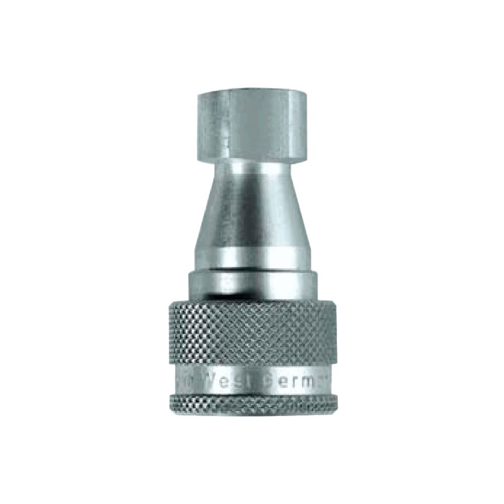 Roestvrijstalen hogedrukkoppeling voor vloeistoffen met 2-traps bediening, compatibel met Hansen. ISO 7241-1. Bestand tegen maximaal 250 bar en 200 °C. Geschikt voor hoge druk. Bestel online!