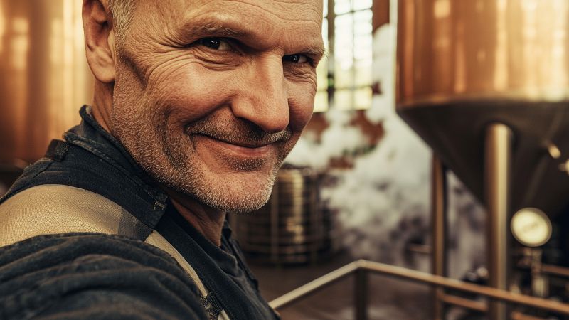 Servicetechnicus in een brouwerij