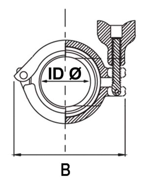 Clamp-spanring
