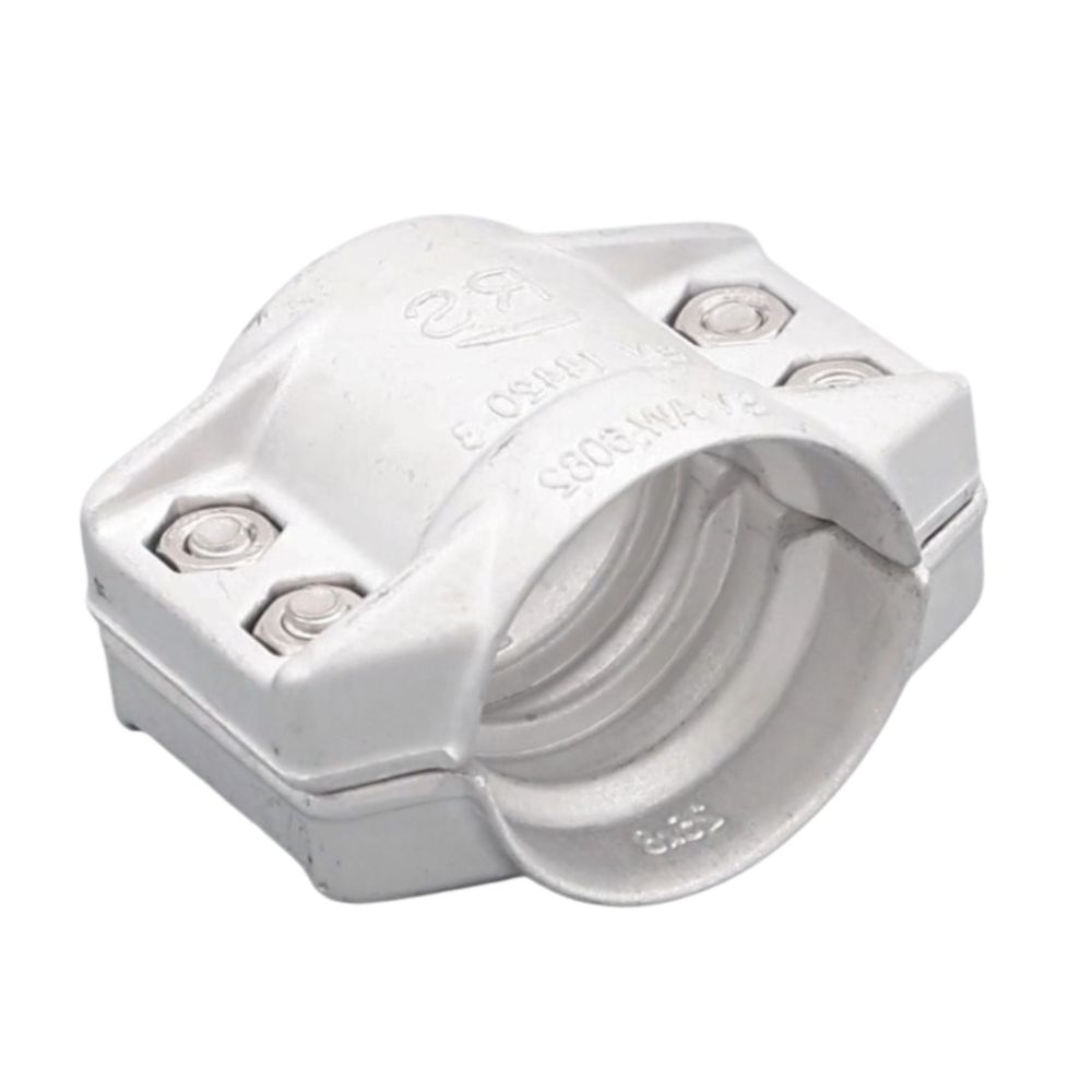 Onze aluminium klemschalen volgens DIN 2817 zijn van hoge kwaliteit. Ze worden met bouten rond de slang vastgeklemd voor optimale veiligheid. Bestel nu!