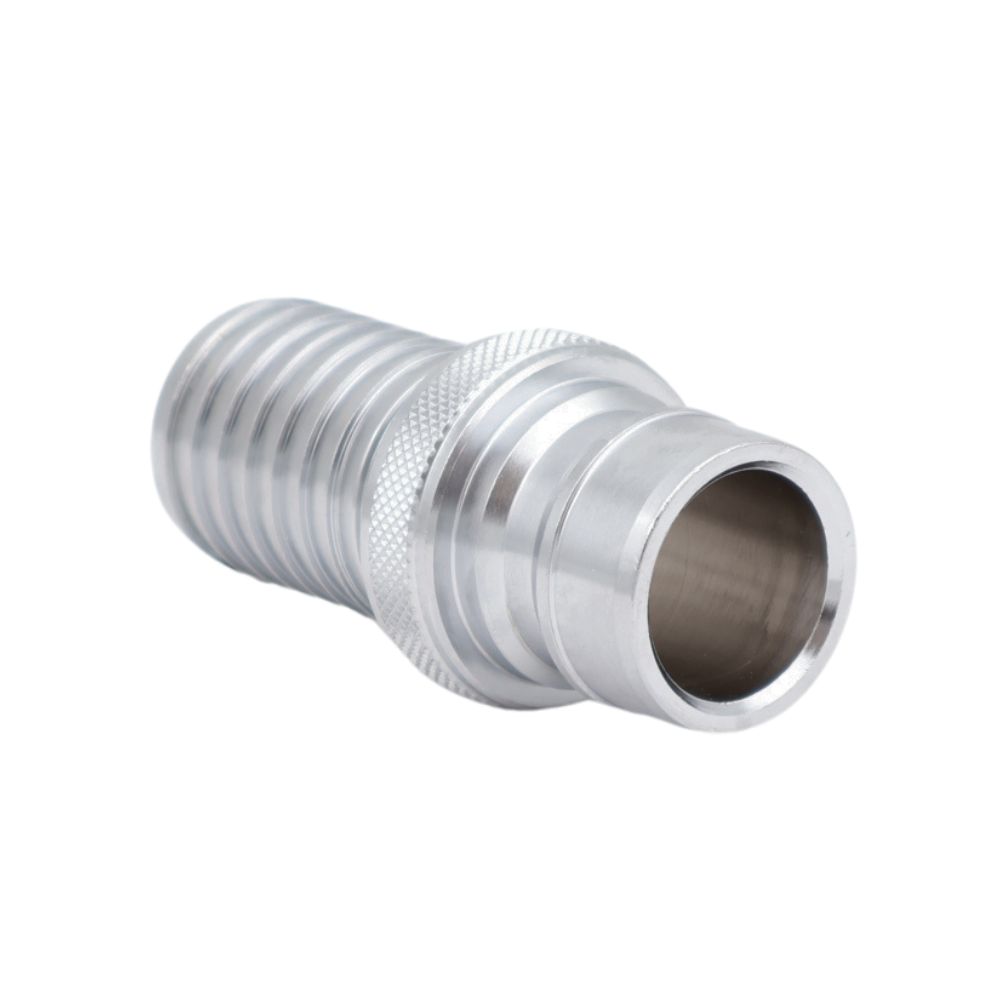 Verchroomde Nito-compatibele waterkoppelingsnippel met slangtule voor eenvoudige aansluiting van waterslangen. Bestand tegen temperaturen tot +80 °C en een werkdruk van 25 bar. Bestel nu!