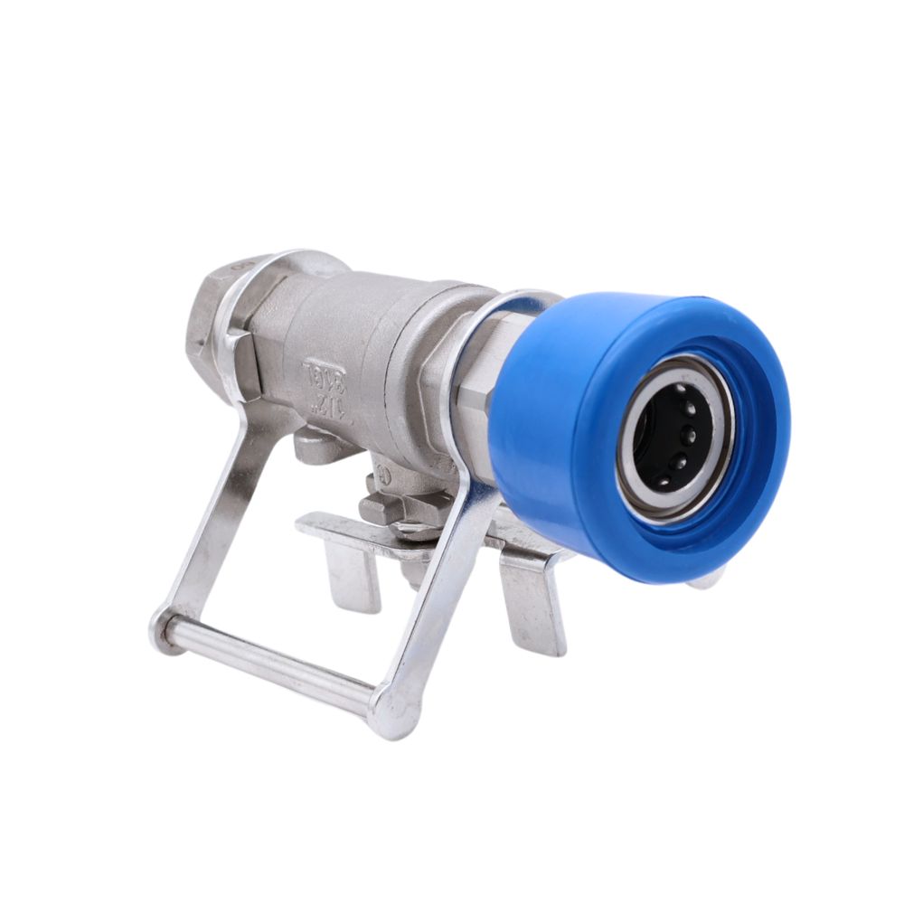 Roestvrijstalen kogelkraan met 1/2” BSP-binnendraad en volledige doorlaat. Ideaal voor lagedruk-schuimsystemen. Tot 60 bar en 95 °C. Bestel hier vandaag nog online!