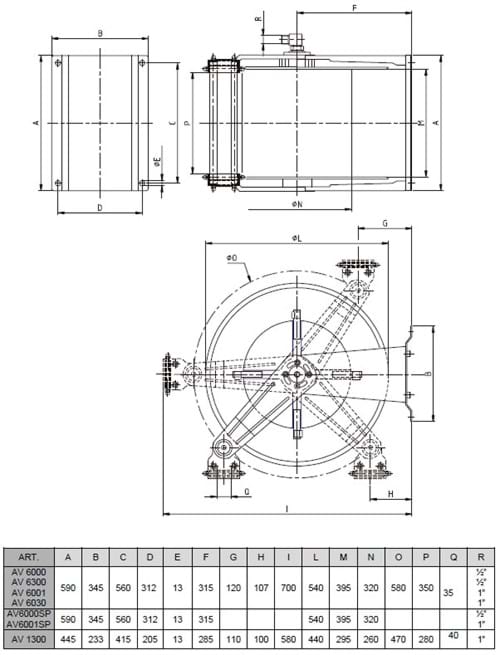 Slangoproller 6000-6001 AV