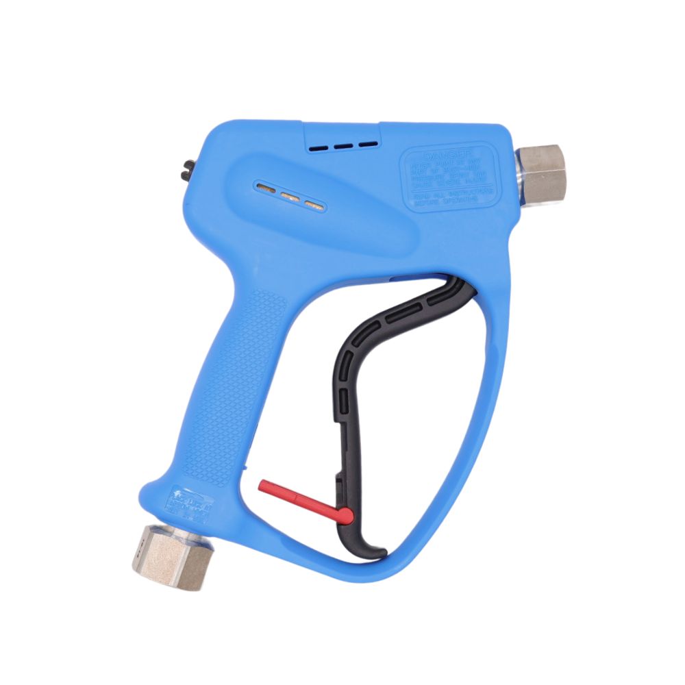 RL204-spoelpistool voor lagedrukinstallaties tot 200 bar. Hoog waterdebiet en ergonomisch ontwerp. Met teflonpakkingen en roestvrijstalen kleppen. Tot +100 °C. Bestel hier!