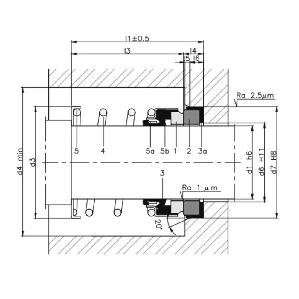 Type 212-asafdichting