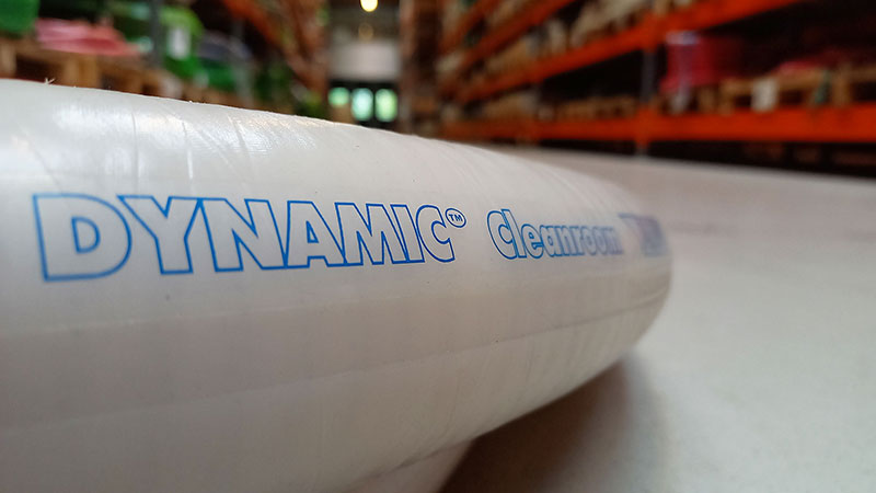 Dynamic Cleanroom-slang op de vloer