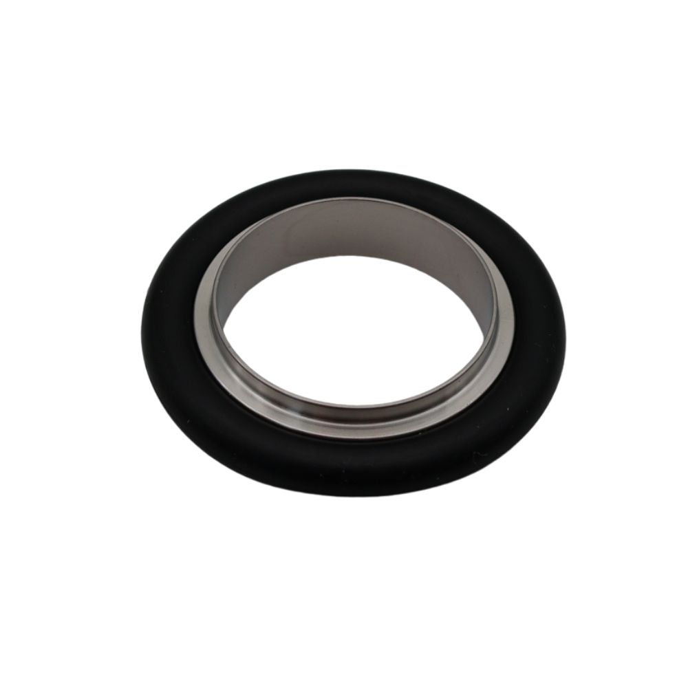 Vacuümcenterring van roestvrij staal AISI 316L met NBR- of Viton-pakking. Voldoet aan de KF-standaard en is compatibel met DIN 28403/ISO 2861. Bestel hier!