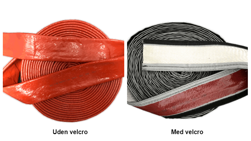 Twee varianten van Pyroflex-slangbescherming