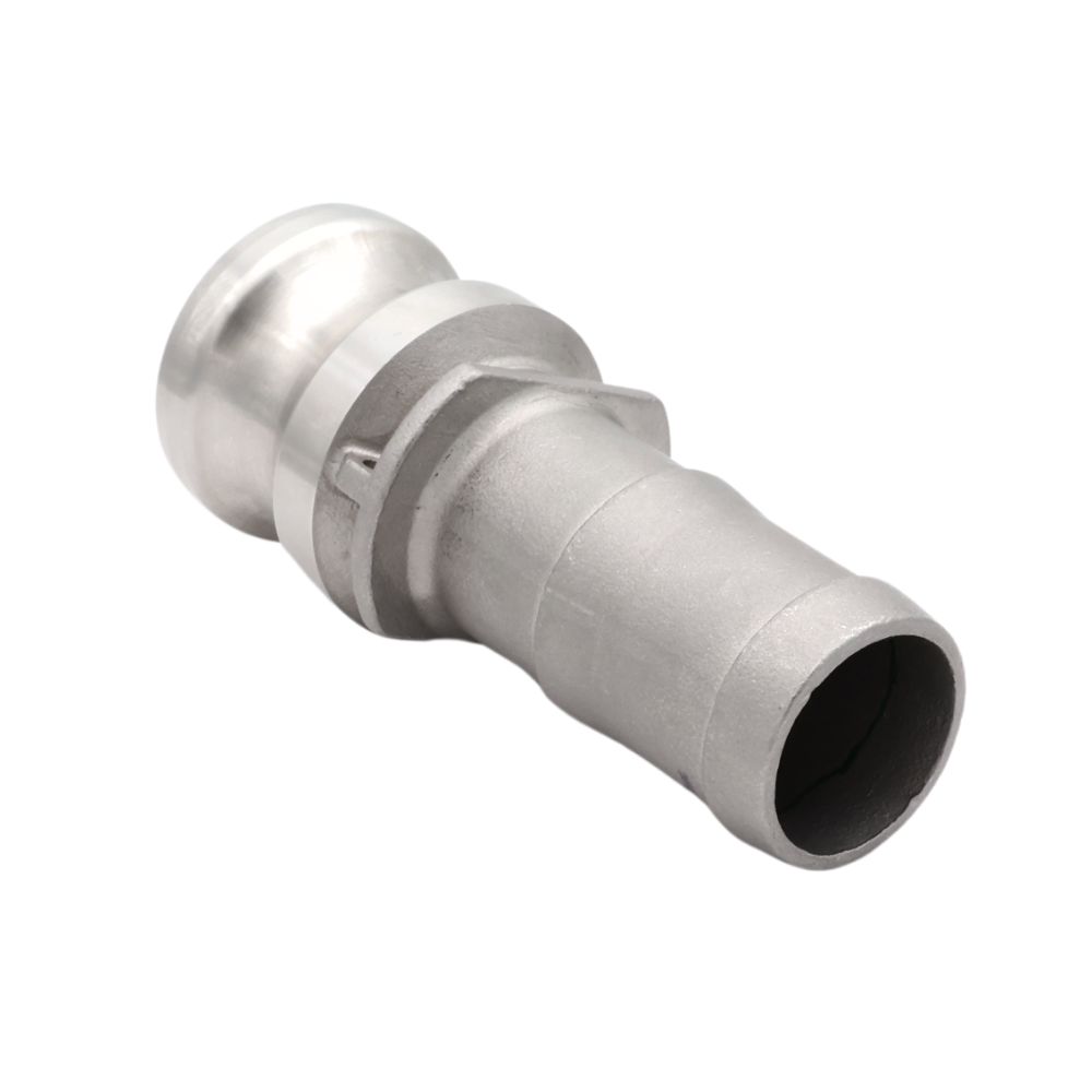 Camlock-koppeling met slangtule voor klemschaal, type E, van Alfotech. Geschikt voor diverse vloeistof- of gasleidingen. Bestel vandaag nog!