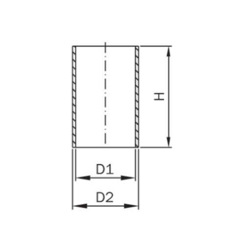 Beschermglas voor in-line kijkglas, polycarbonaat