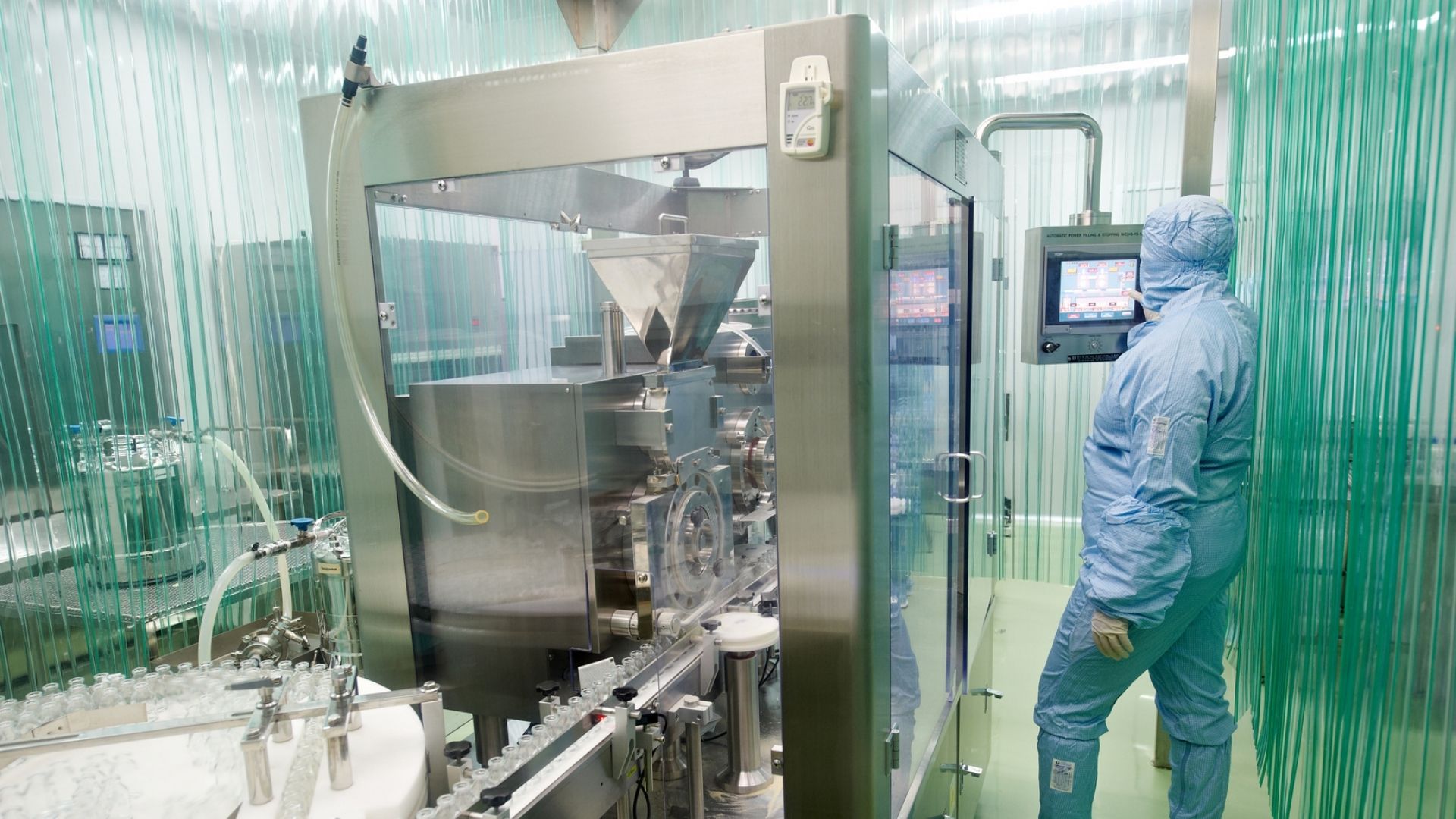In een cleanroom vervaardigde siliconenslangen