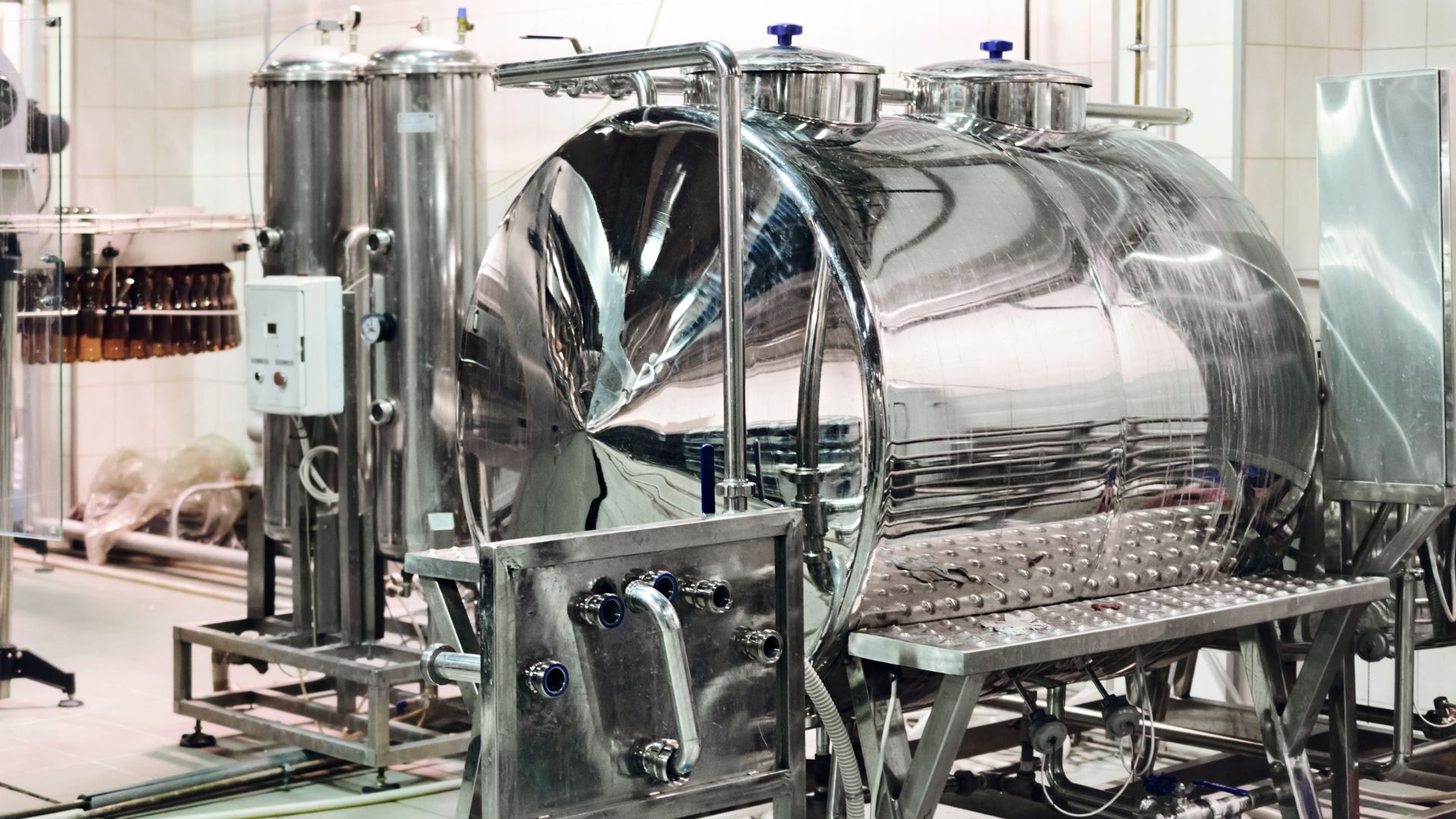 apparatuur voor bierfiltratie