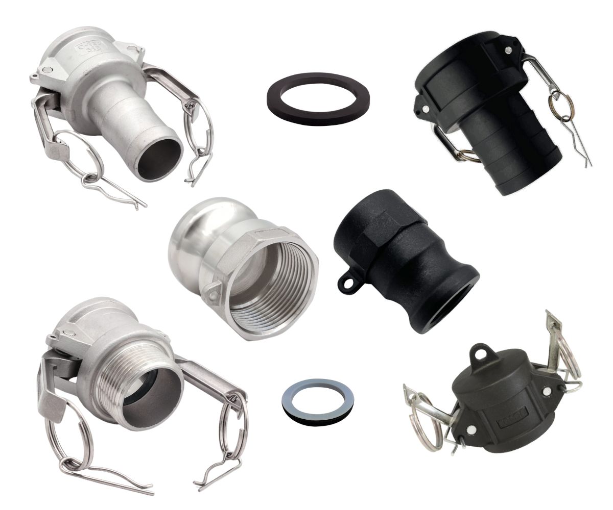 Onze Camlock-koppelingen zorgen voor een veilige en lekvrije verbinding tussen slangen. Ideaal voor industriële toepassingen. Bestel hier!