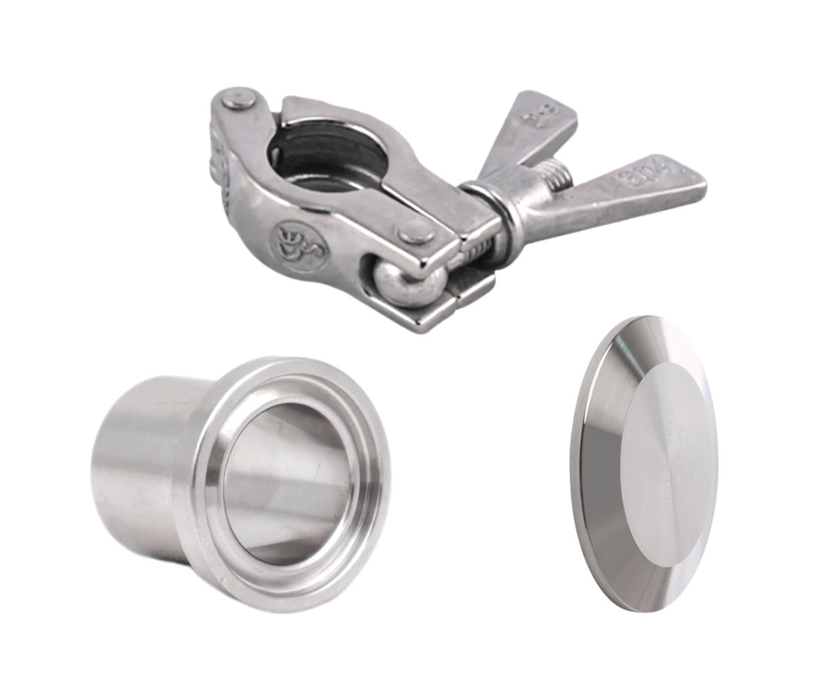Ontdek onze Mini Clamp-koppelstukken, speciaal ontworpen voor voedselverwerkingsprocessen. Gemaakt van roestvrij staal om hygiënische en duurzame verbindingen te garanderen. Bestel nu!