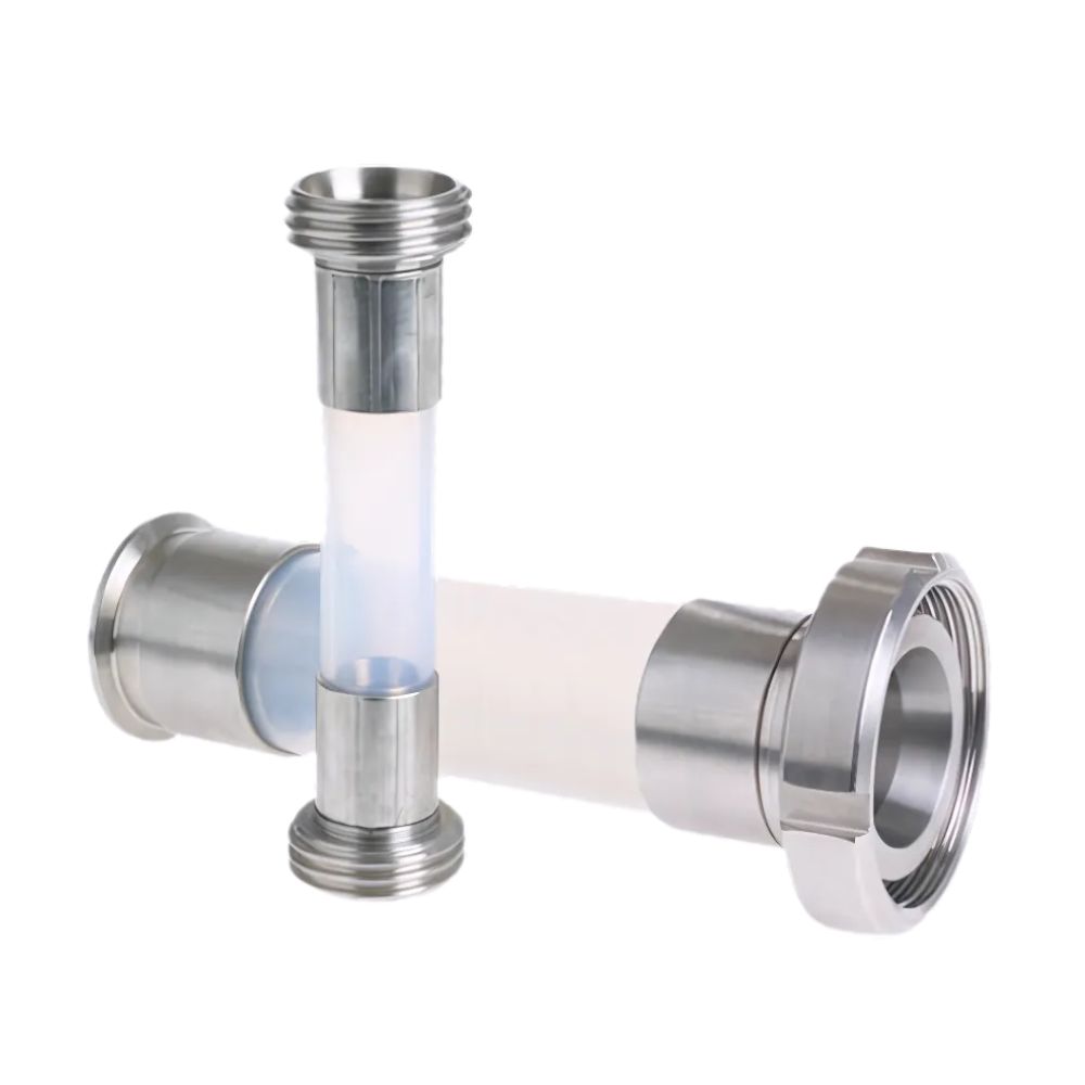 Robuust kijkglas met breukvast FEP of PTFE. Geschikt voor levensmiddelen en farmaceutische producten. Temperatuurbereik van -40 °C tot +150 °C. Bestel hier!