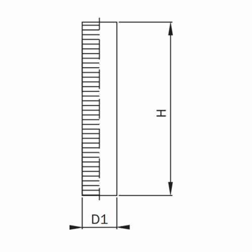 Filterinzetstuk voor vuilfilter, L-type, spleten