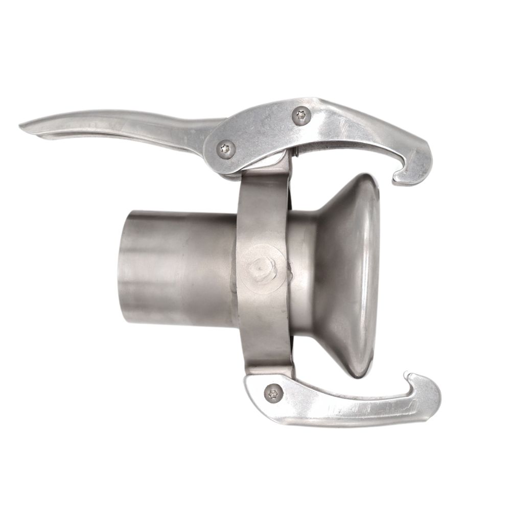 Robuuste KKM-cardan-vrouwkoppeling gemaakt van RVSl AISI 316. Wordt gebruikt voor aanlassen en wordt geleverd met een EPDM-pakking. Bestel vandaag nog!
