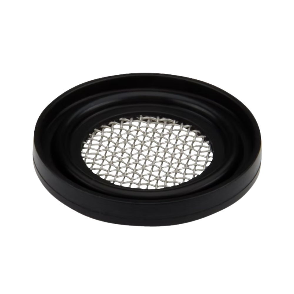 Zeefpakking voor Mini-Clamp met RVS gaas van AISI 316L. Verkrijgbaar in EPDM, PTFE e.a. FDA/USP-goedgekeurd. Voor procesbescherming. Bestel vandaag nog online!